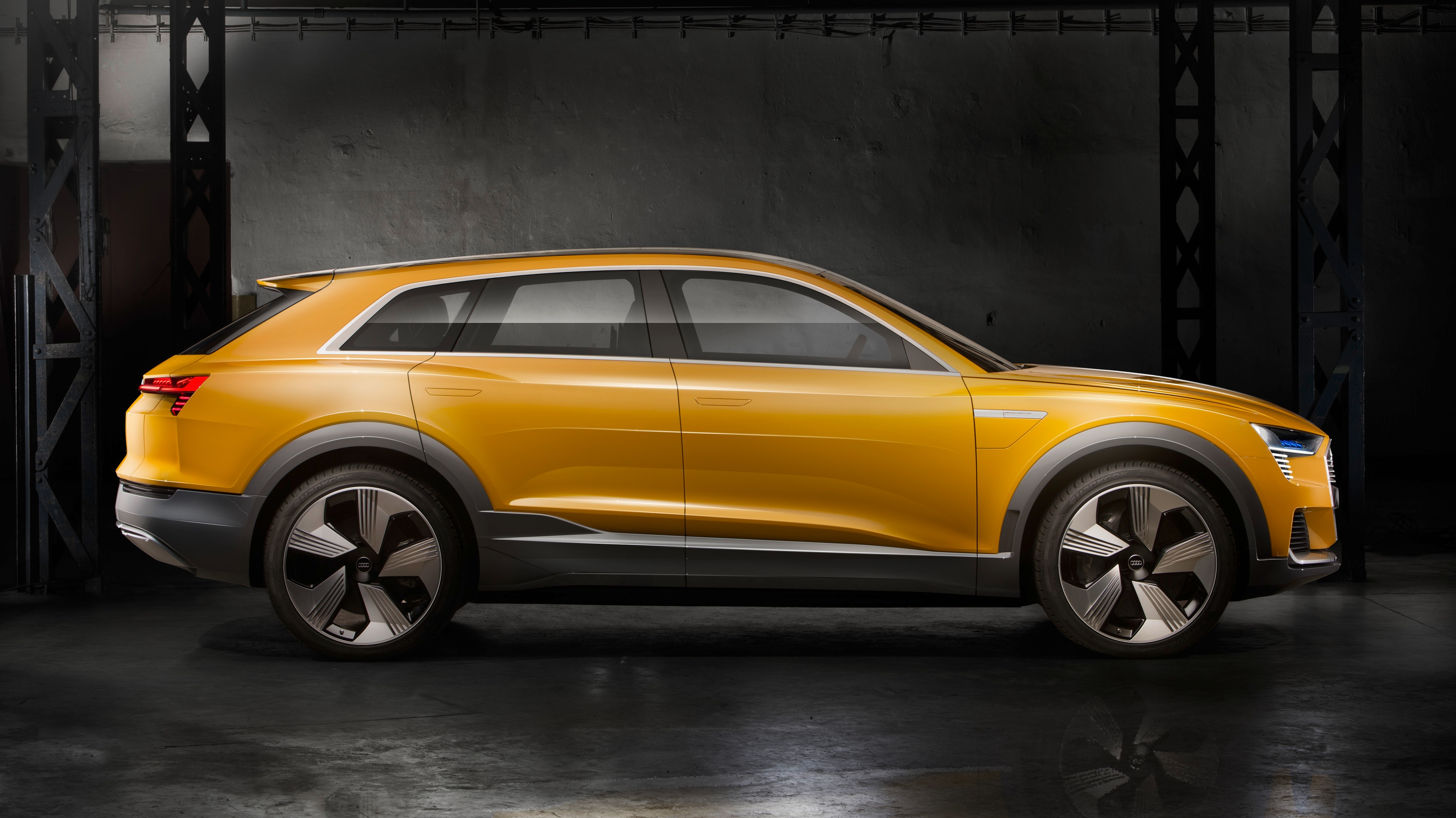 Audi h-tron quattro concept Static photo,
Colour: Citrine yellow